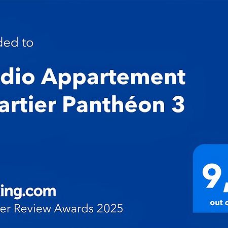 Studio Appartement Quartier Pantheon 3 Free Netflix París Exterior foto